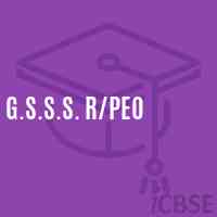 G.S.S.S. R/peo High School Logo