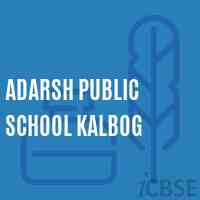 Adarsh Public School Kalbog Logo