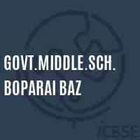 Govt.Middle.Sch.Boparai Baz Middle School Logo