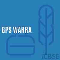 Gps Warra Primary School Logo