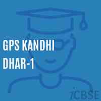 Gps Kandhi Dhar-1 Primary School Logo