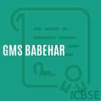 Gms Babehar Middle School Logo