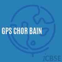 Gps Chor Bain Primary School Logo