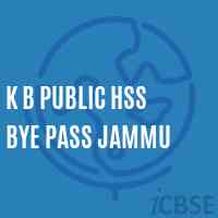 K B Public Hss Bye Pass Jammu Senior Secondary School Logo