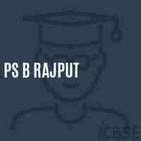 Ps B Rajput Primary School Logo