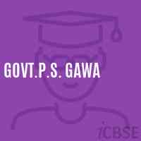 Govt.P.S. Gawa Primary School Logo