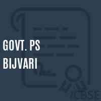 Govt. Ps Bijvari Primary School Logo