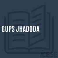 Gups Jhadoda Middle School Logo