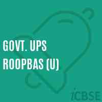 Govt. Ups Roopbas (U) Middle School Logo
