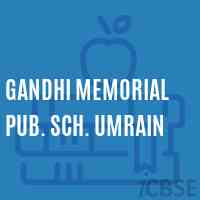 Gandhi Memorial Pub. Sch. Umrain Middle School Logo