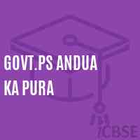 Govt.Ps andua Ka Pura Primary School Logo