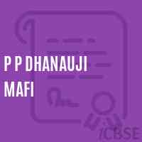 P P Dhanauji Mafi Primary School Logo
