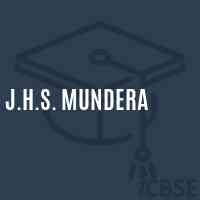 J.H.S. Mundera Middle School Logo