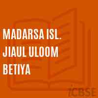 Madarsa Isl. Jiaul Uloom Betiya Middle School Logo