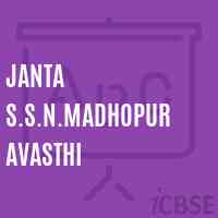 Janta S.S.N.Madhopur Avasthi Primary School Logo