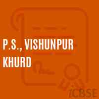P.S., Vishunpur Khurd Primary School Logo