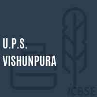 U.P.S. Vishunpura Middle School Logo