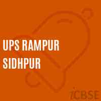 Ups Rampur Sidhpur Middle School Logo