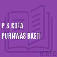 P.S.Kota Purnwas Basti Primary School Logo