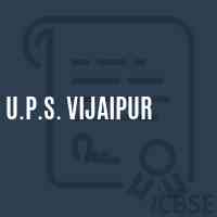 U.P.S. Vijaipur Middle School Logo