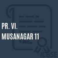 Pr. Vi. Musanagar 11 Primary School Logo