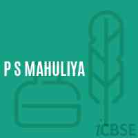 P S Mahuliya Primary School Logo