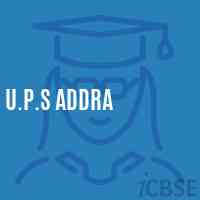 U.P.S Addra Middle School Logo