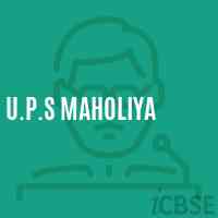 U.P.S Maholiya Middle School Logo