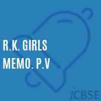 R.K. Girls Memo. P.V Primary School Logo