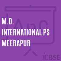 M.D. International Ps Meerapur Middle School Logo