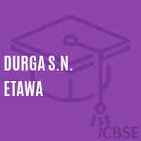 Durga S.N. Etawa Primary School Logo