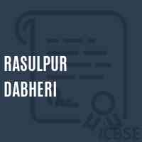 Rasulpur Dabheri Primary School Logo