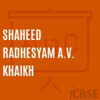Shaheed Radhesyam A.V. Khaikh Primary School Logo