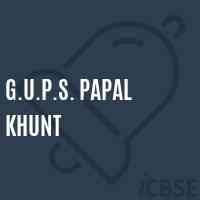 G.U.P.S. Papal Khunt Middle School Logo