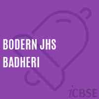 Bodern Jhs Badheri School Logo