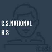 C.S.National H.S Secondary School Logo
