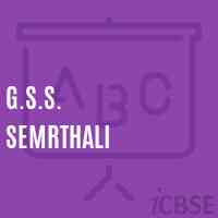 G.S.S. Semrthali Secondary School Logo
