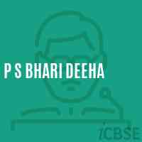 P S Bhari Deeha Primary School Logo