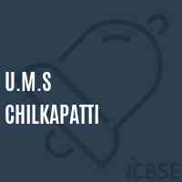 U.M.S Chilkapatti Middle School Logo