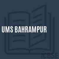 Ums Bahrampur Middle School Logo