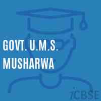 Govt. U.M.S. Musharwa Middle School Logo