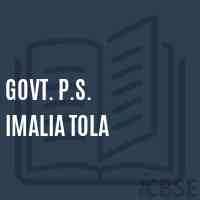 Govt. P.S. Imalia Tola Primary School Logo