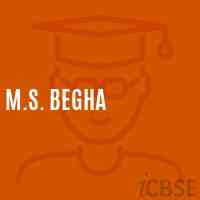 M.S. Begha Middle School Logo
