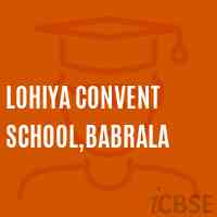 Lohiya Convent School,Babrala Logo