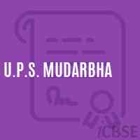 U.P.S. Mudarbha Middle School Logo