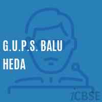 G.U.P.S. Balu Heda Middle School Logo