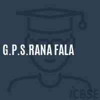 G.P.S.Rana Fala Primary School Logo