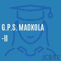 G.P.S. Madkola -Ii Primary School Logo