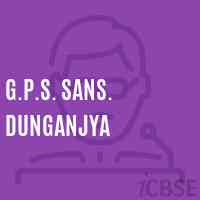 G.P.S. Sans. Dunganjya Primary School Logo