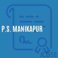 P.S. Manikapur Primary School Logo